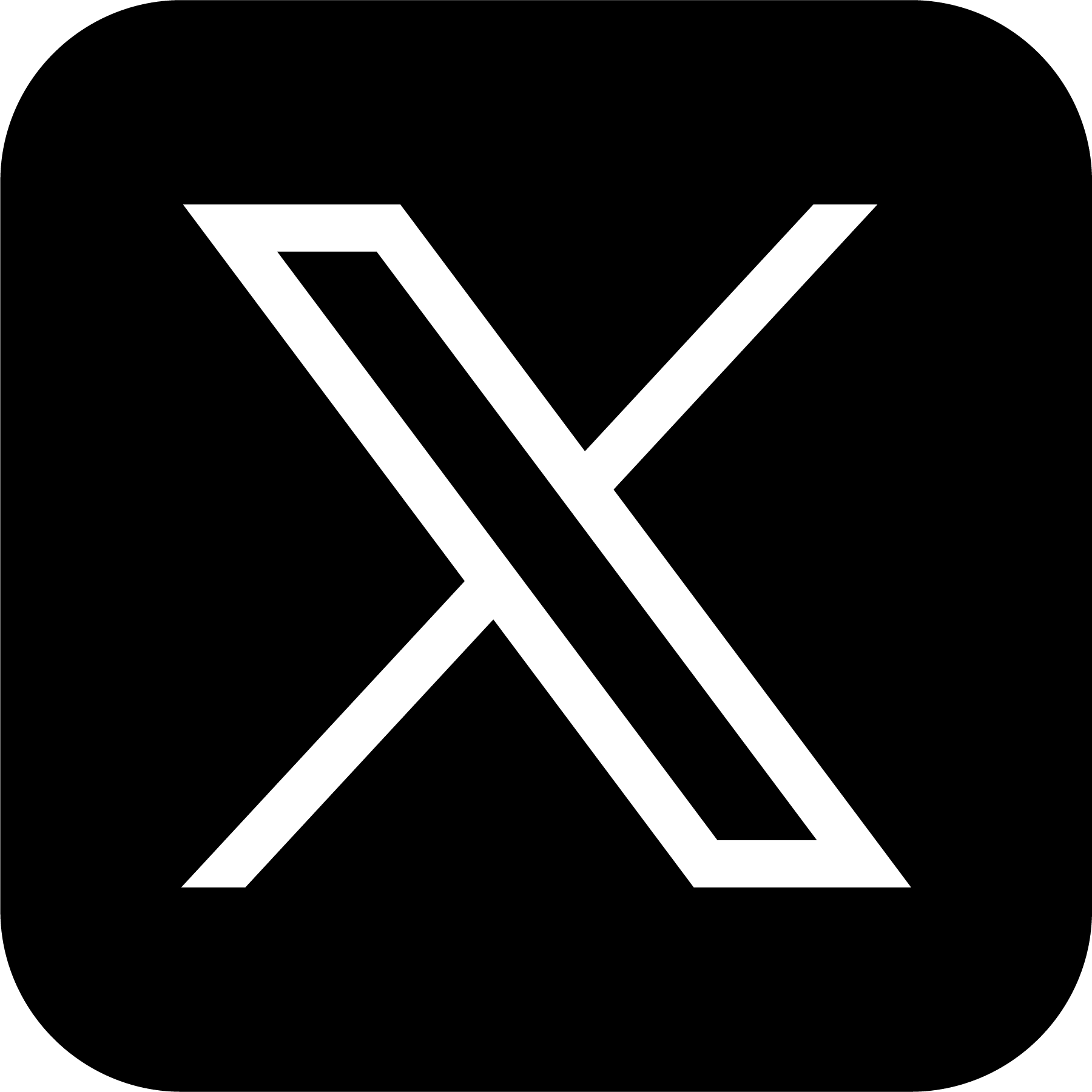 X (Twitter) icon